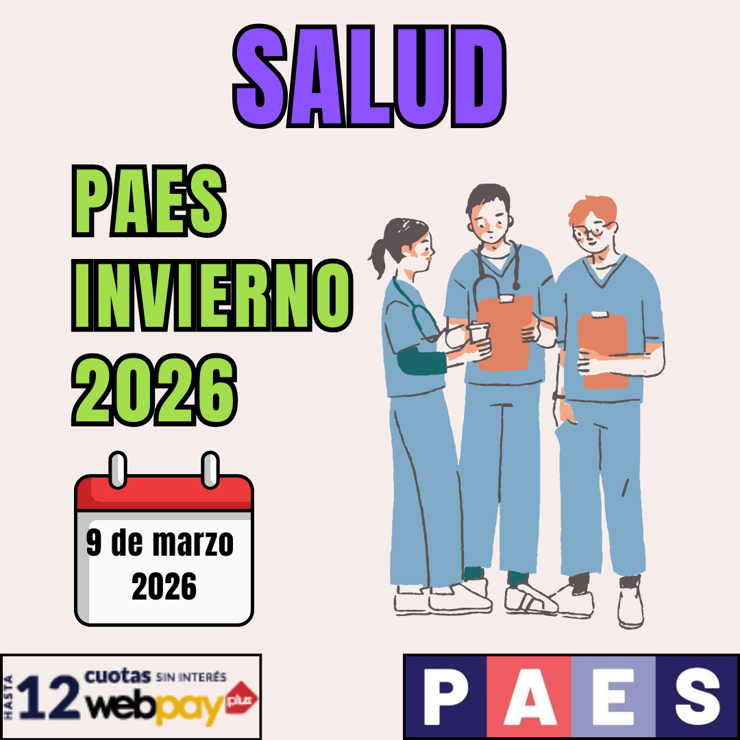 Intensivo PAES Invierno admisión 2027 Salud/Medicina - Alcanzando los 1000 puntos