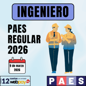 Curso PAES Regular Admisión 2027 Matemático/Ingeniero - Alcanzando los 1000 puntos