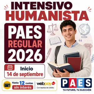 Intensivo PAES Regular Admisión 2027 Humanista - Septiembre
