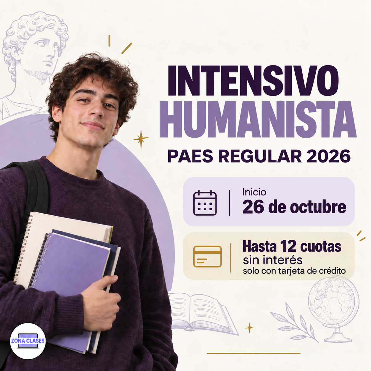 Intensivo PAES Regular Admisión 2027 Humanista - 26 de octubre