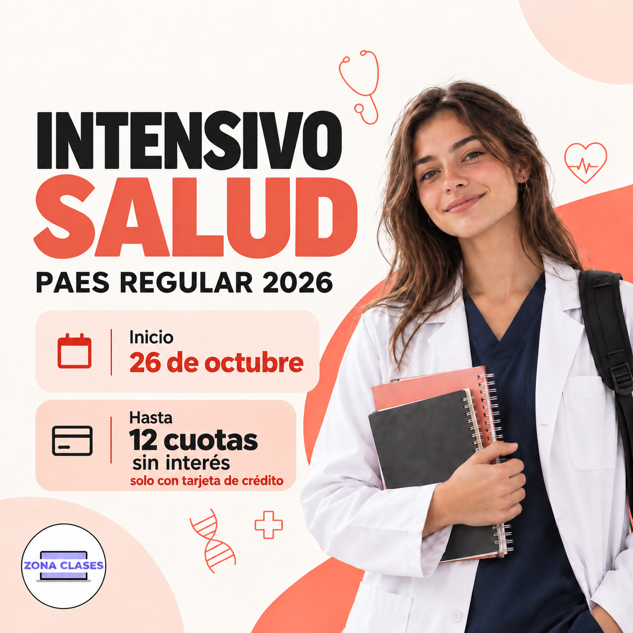 Intensivo PAES Regular Admisión 2027 Salud - 26 de Octubre